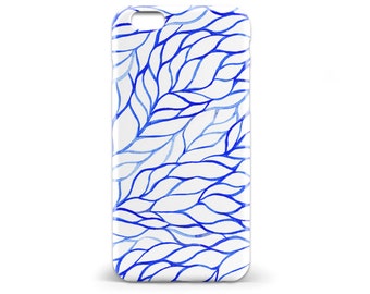 1412 // Blue Watercolor Waves Phone Case iPhone 5 5S, iPhone 6 6S, Samsung Galaxy S5, Samsung Galaxy S6, Samsung Galaxy S7 Edge Plus