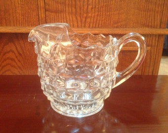 Elegant 1980's Lead Crystal Pitcher - Mint Condition -