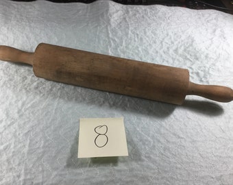 1940's - 1950's Era Wooden Rolling Pin ~ Farmhouse Country Kitchen ~ Farmhouse Decor ~ Antique Rolling Pin ~ Vintage Rolling Pins ~ Kitchen