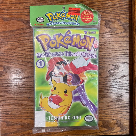 NOS 1998 POKEMON the Electric Tale of Pikachu 1-4 SEALED Comic