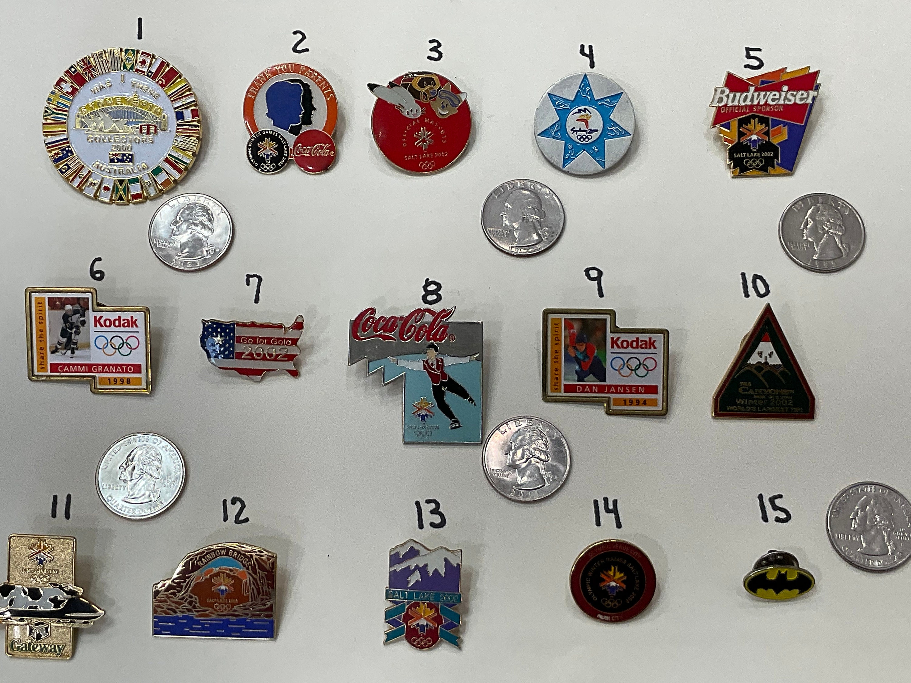2002 Salt Lake Olyimpic Pins - Etsy