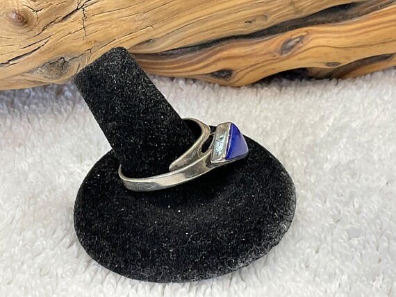 Beautiful Sterling Silver Azurite Ring ~ Size 8 1… - image 8