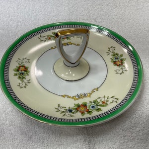 1930&#39;s Japanese NORITAKE China ROSEARA Pattern Lemon Wedge Tea Serving Dish ~ Made In Japan ~ No Chips Or Cracks/Excellent PLUS Condition! ~