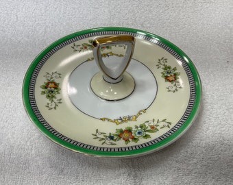 1930's Japanese NORITAKE China ROSEARA Pattern Lemon Wedge Tea Serving Dish ~ Made In Japan ~ No Chips Or Cracks/Excellent PLUS Condition! ~