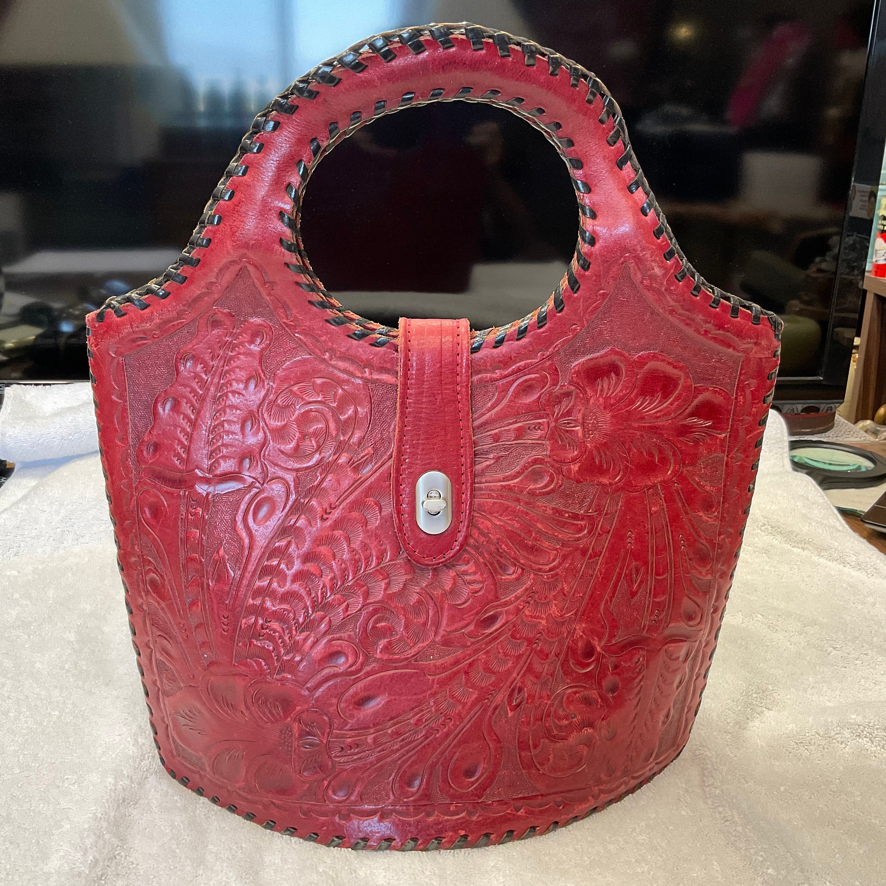 Dark red coach purse new arrivals