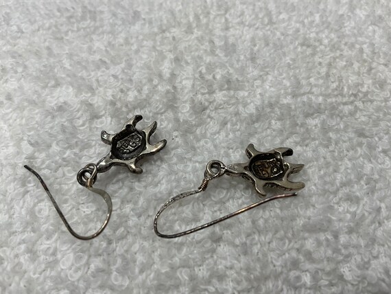 Pair Of Dainty/Tiny 1970's Signed "GS" Native Ame… - image 4