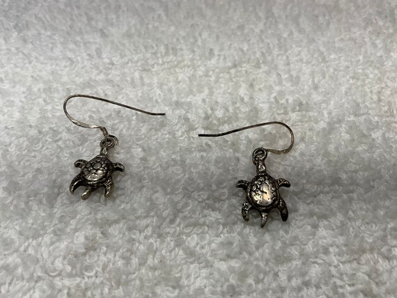 Pair Of Dainty/Tiny 1970's Signed "GS" Native Ame… - image 2