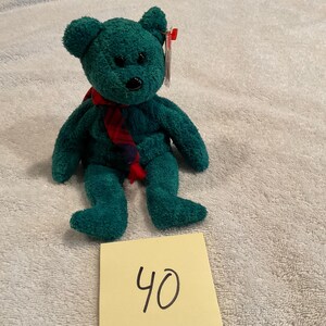 Vintage Retired &quot;WALLACE&quot; Ty Beanie Baby ~ Date Of Birth: January 25, 1999 ~ PE Pellets ~ Near Mint/Outstanding Condition ~ 8&quot; Tall ~
