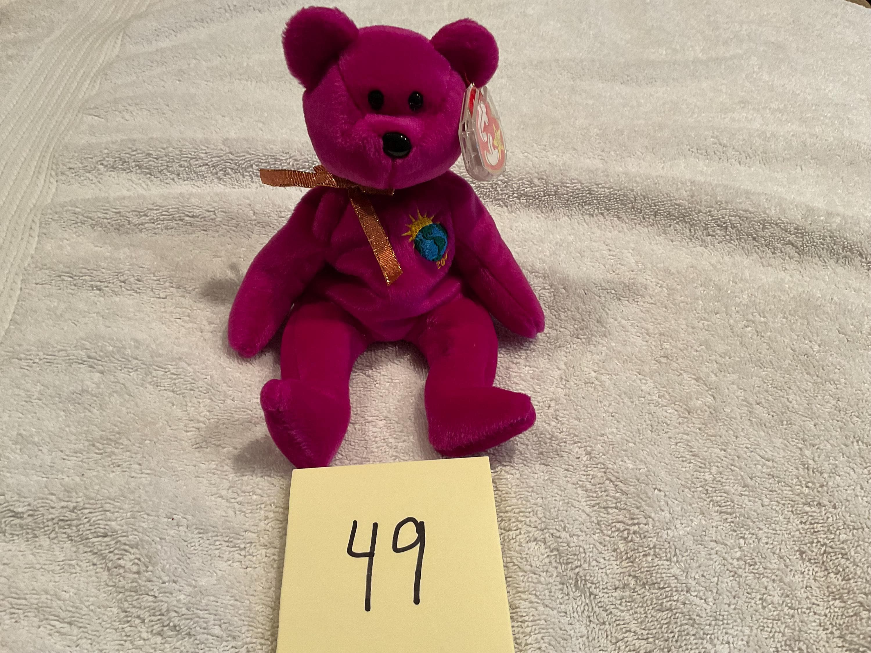 Vintage 1999 Ty Beanie Baby MILLENNIUM Bear in Near Mint Condition