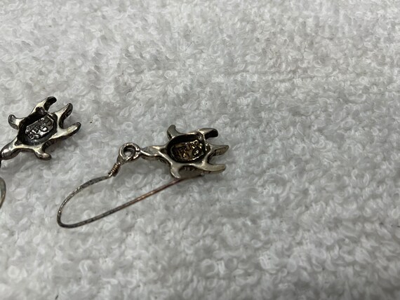 Pair Of Dainty/Tiny 1970's Signed "GS" Native Ame… - image 5