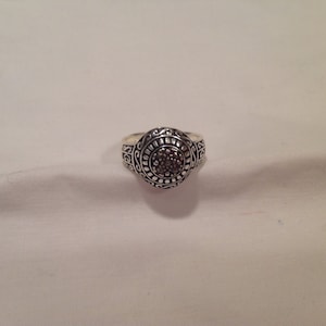 Vintage Sterling Silver .925 Marcasite Ring. Size 8