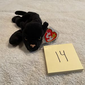Very Rare Retired &quot;VELVET&quot; Ty Beanie Baby ~ Date Of Birth: December 16, 1995  ~ PVC Pellets ~ Near Mint/Outstanding Condition ~