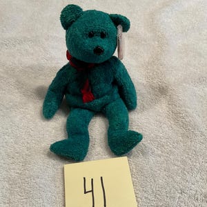 Vintage Retired &quot;WALLACE&quot; Ty Beanie Baby ~ Date Of Birth: January 25, 1999 ~ PE Pellets ~ Near Mint/Outstanding Condition ~ 8&quot; Tall ~