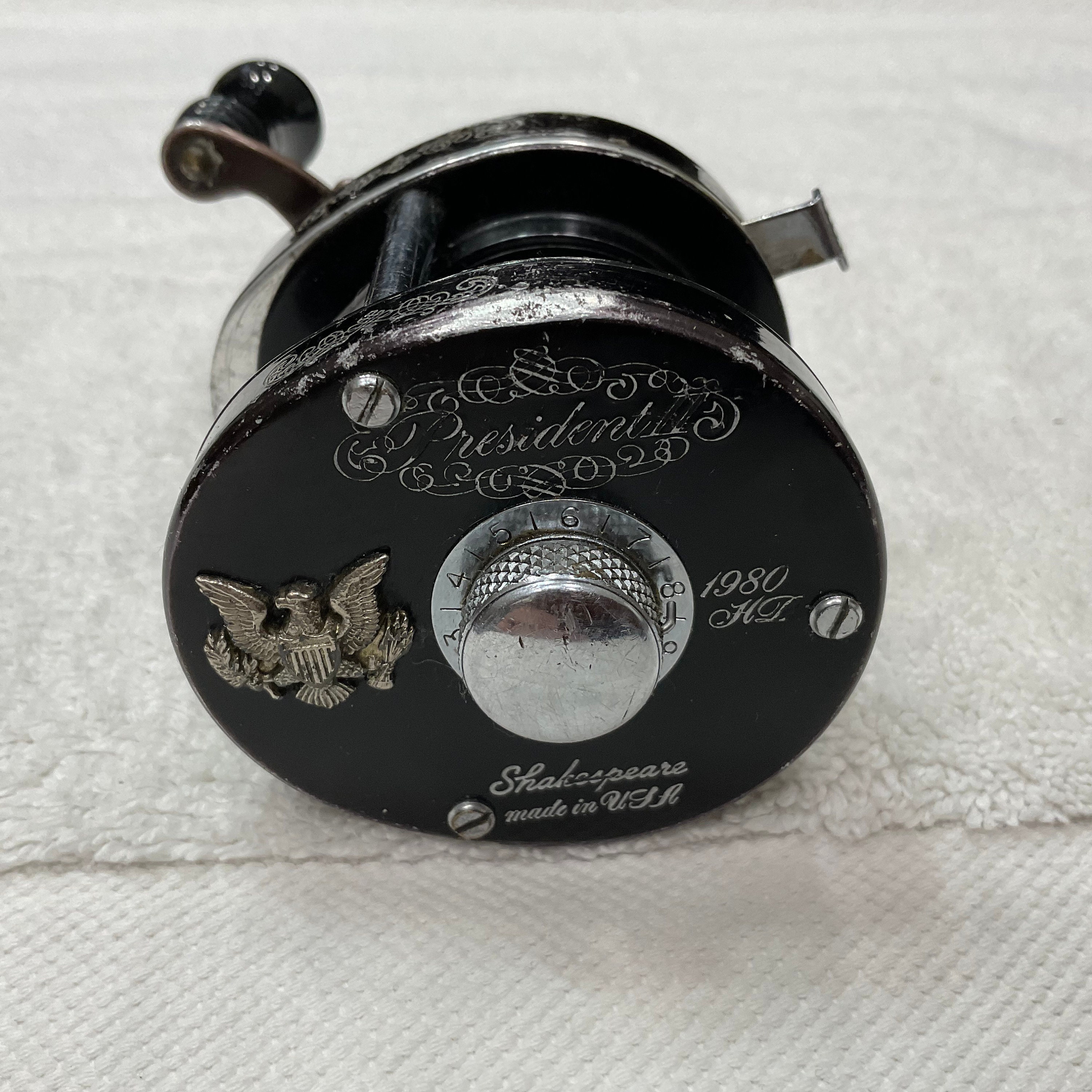 Shakespeare President II 1980 HB Model DF High Speed Baitcast Fishing Reel  -  UK