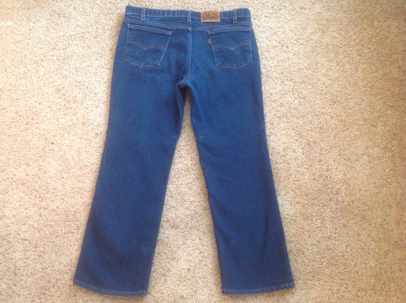 1980's Era USA Made, Levi Action Indigo Blue/Bron… - image 3