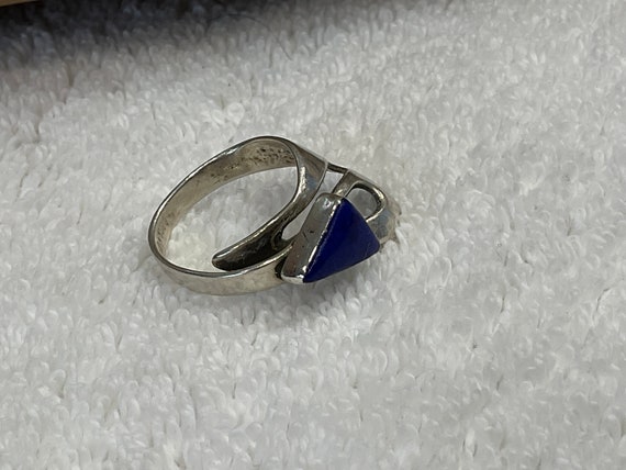 Beautiful Sterling Silver Azurite Ring ~ Size 8 1… - image 6