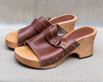 candies wooden sandals