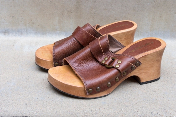 candies wooden sandals