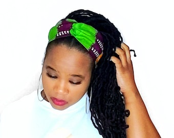 Verde African Print Headband