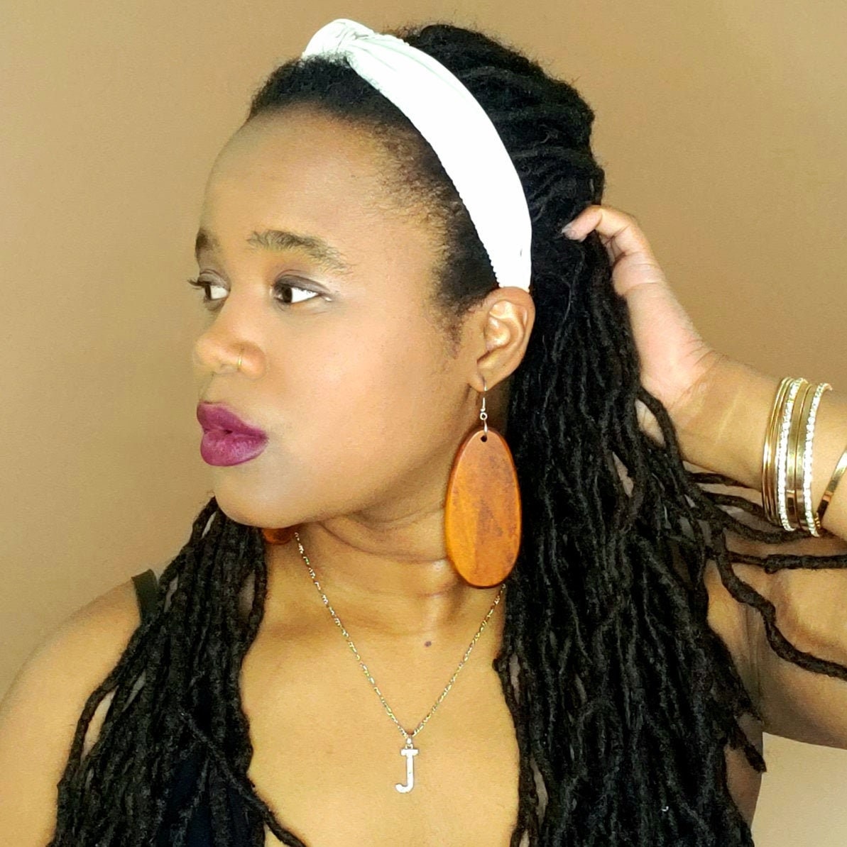 Cream Pearl Headband - Etsy display picture 3