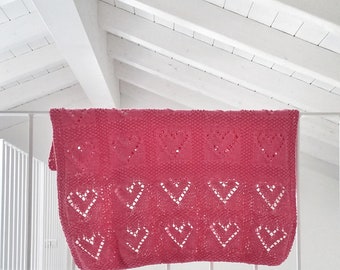 baby blanket "spring love" knitting PATTERN