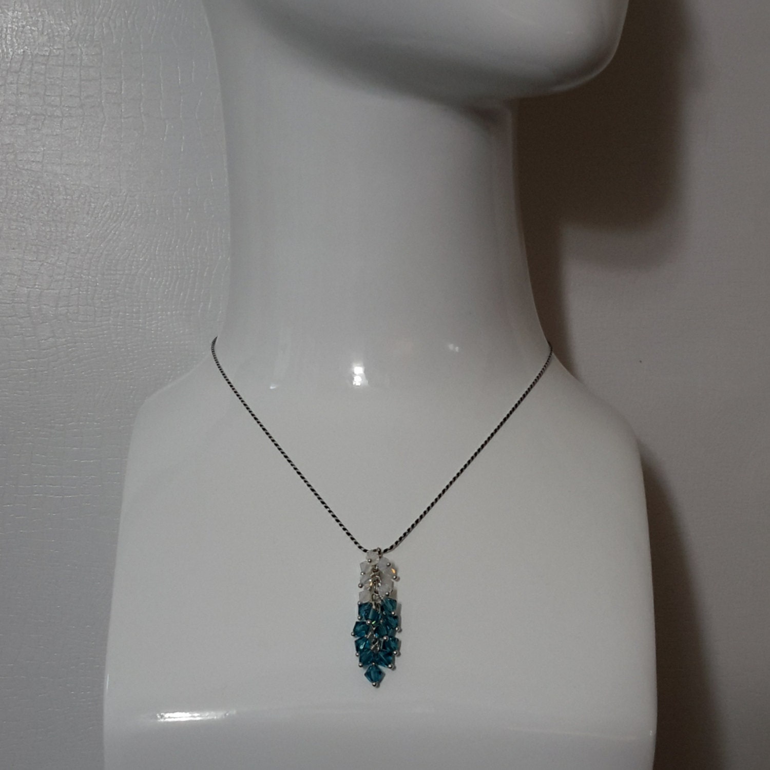Swarovski Crystals & Sterling Silver Necklace | Etsy