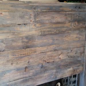 Local Pickup Only Nashville, TNHeadboard, Rustic Headboard, Wooden Headboard, Weathered Headboard. image 5