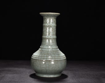 Bellissimo vaso in porcellana antica cinese da collezione, dipinto a mano, di GuanKiln.