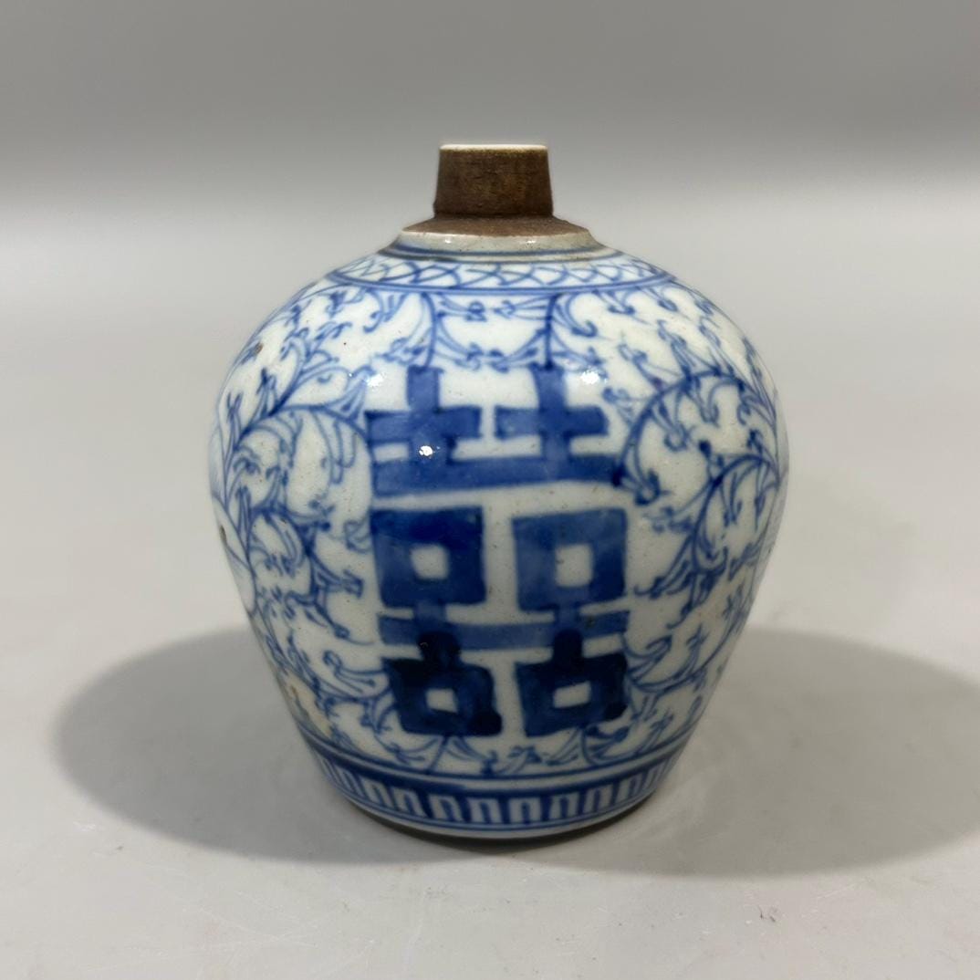 中国アンティーク美術 手描き清代青白磁二毫鉢 - Etsy 日本