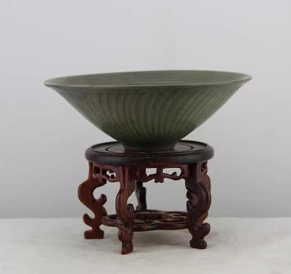 希少な中国アンティーク収集品 手描き 耀州窯磁器鉢 - Etsy 日本