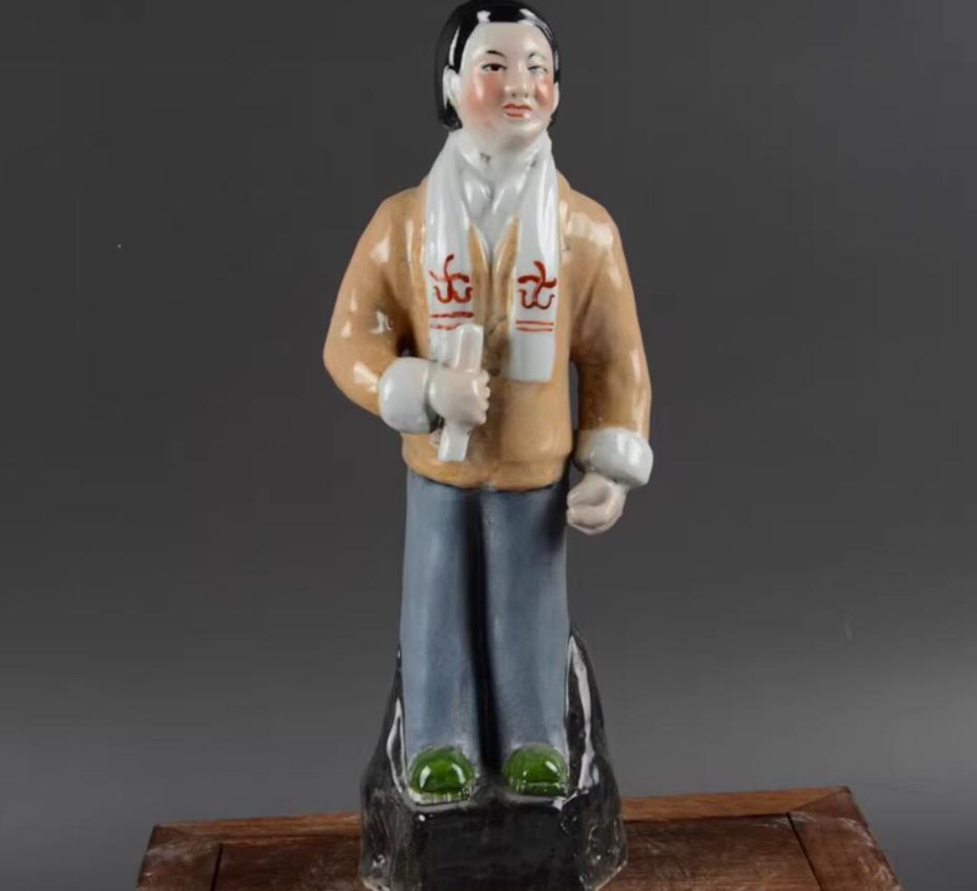 Nice Chinese Antique Collectable Art Hand Painting Cultural Revolution ...