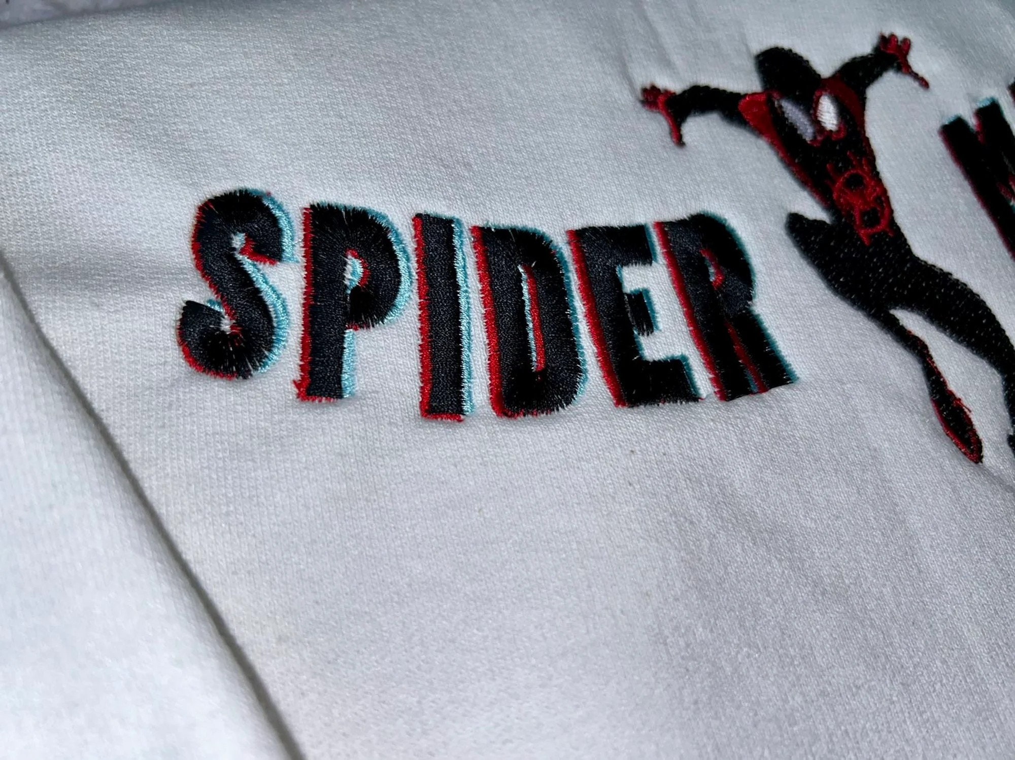 Discover Spiderman Crewneck, Spiderman Sweatshirt, Spiderman embroidered sweatshirt, Vintage, No Way home, Birthday, Miles Morales, spiderverse