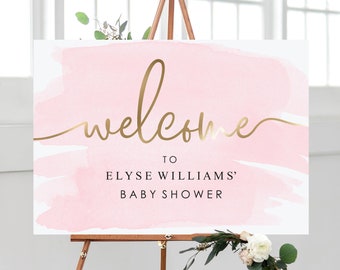 bridal shower welcome sign etsy