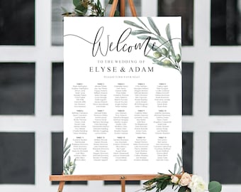 wedding seating chart etsy