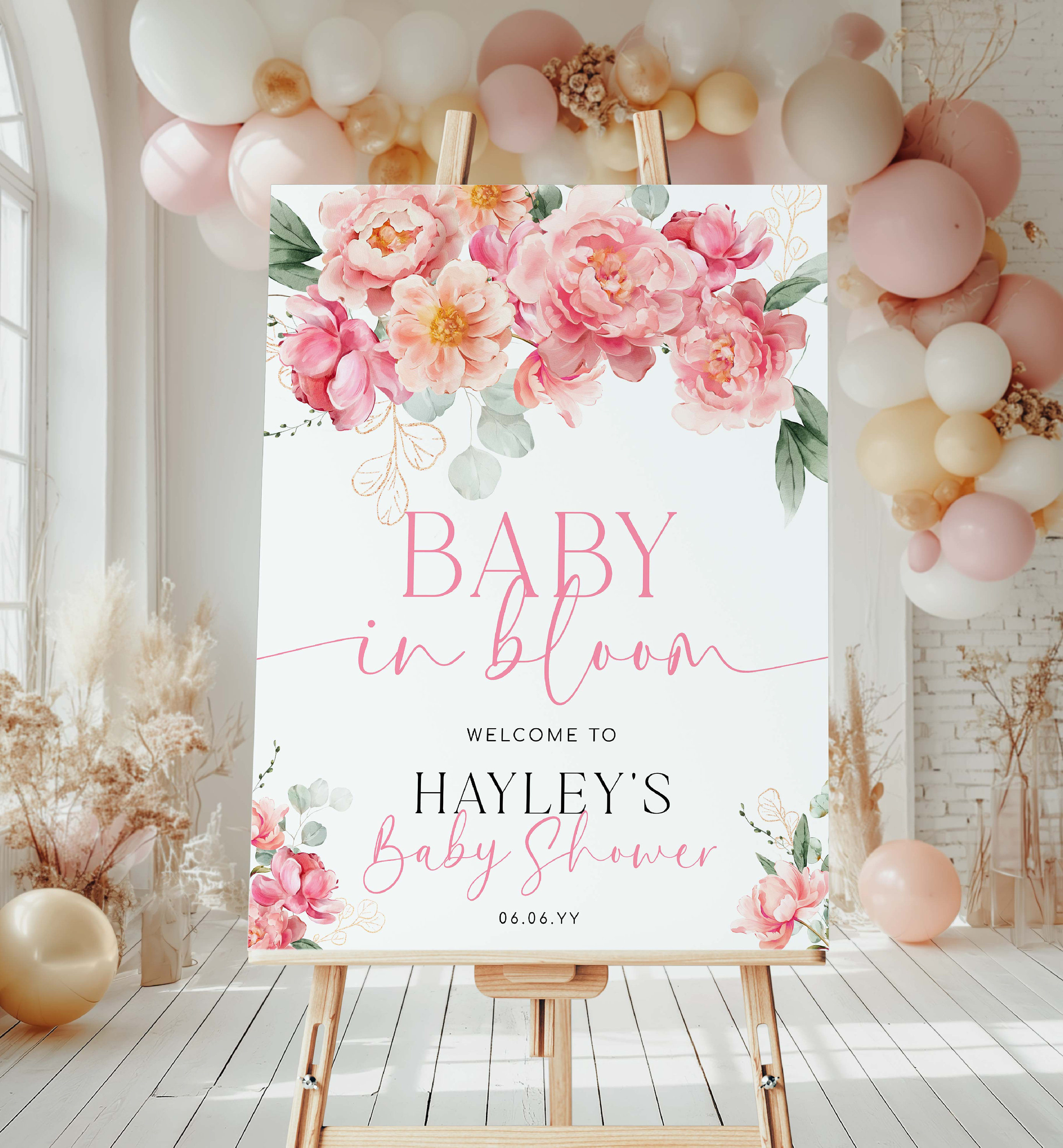 Baby in bloom centerpiece - Etsy México, image size:2778x3000