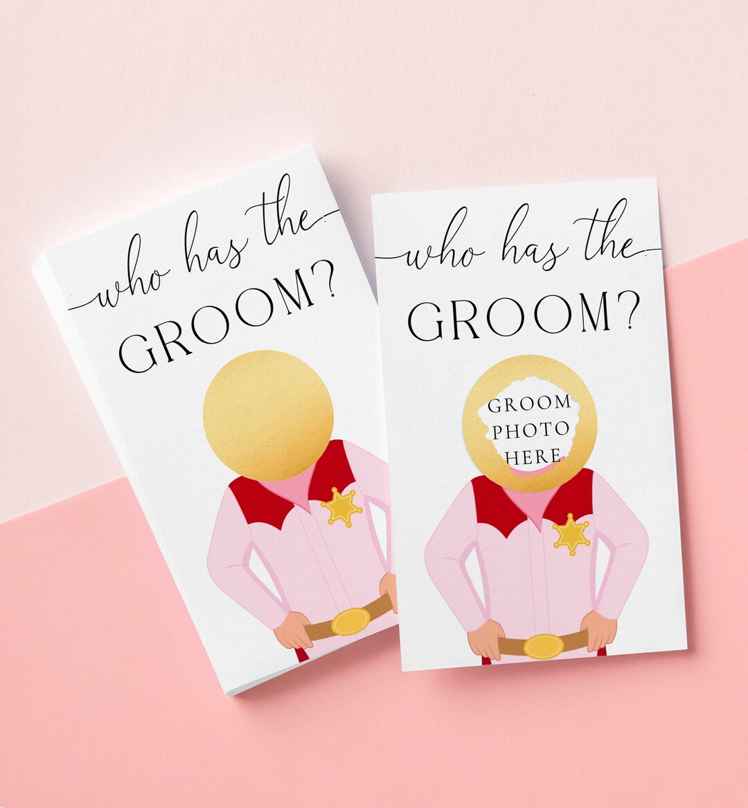 Printable Celebrity Who Has the Groom Cowboy Bridal Shower Game ...
