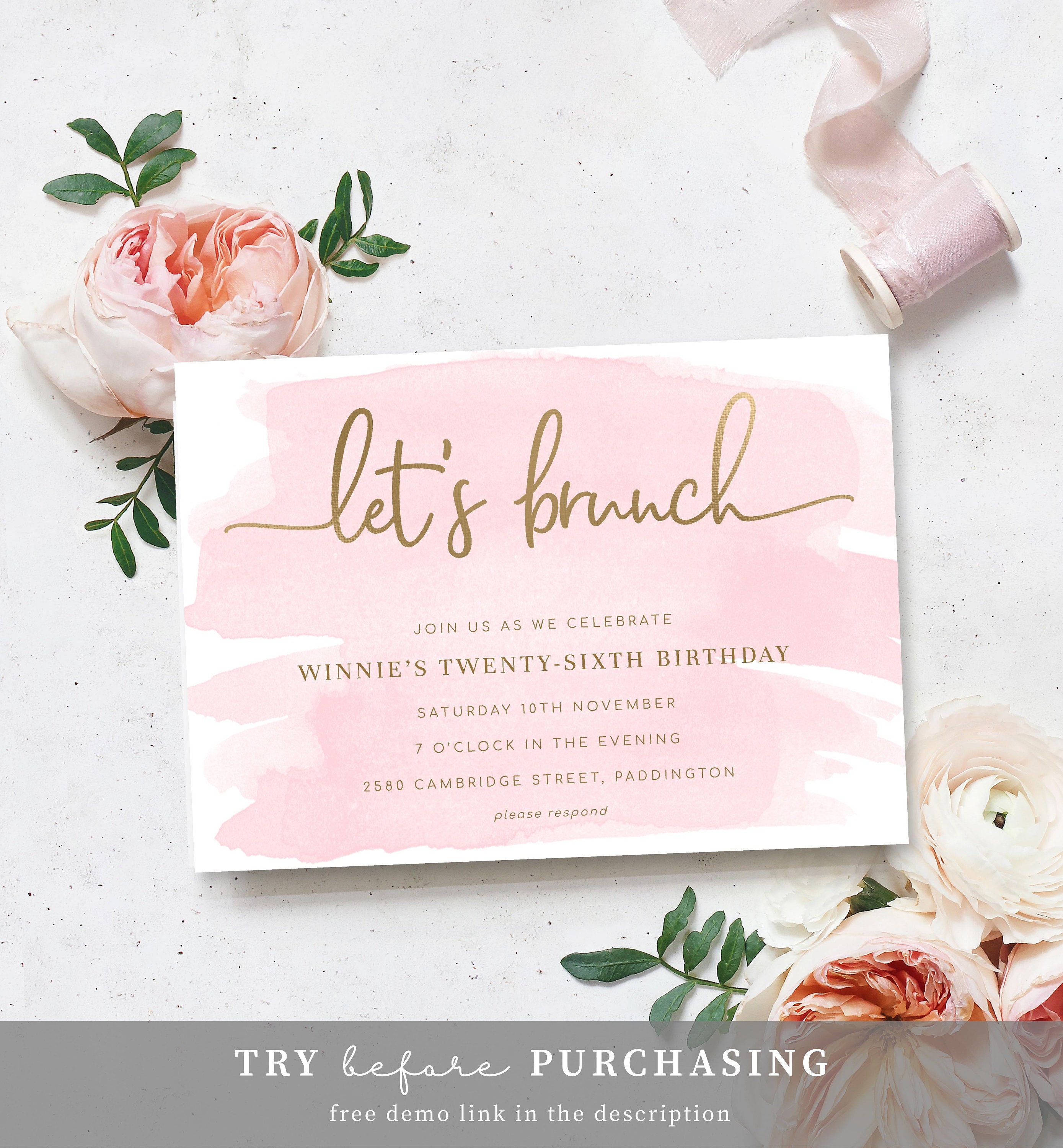 Brunch invitations discount