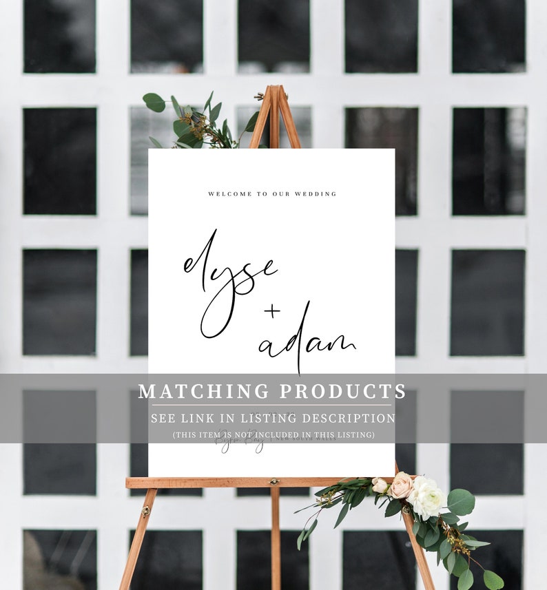 Modern Minimal Wedding Invitation Suite Printable Editable Wedding Invitation Template RSVP Postcard DIY Wedding Gigi Script image 10