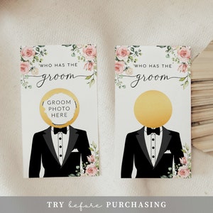 Celebrity Who Has the Groom Printable Bridal Shower Game, Scratch-off ...