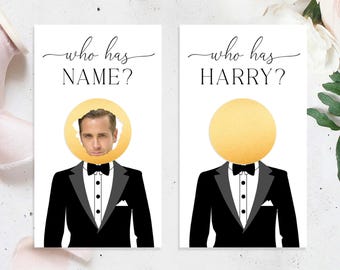 Birthday Scratch Off Game, Who Has the Birthday Girl or Boy, Personalized Photo Game, Funny Adult Birthday Party Game, Printable Game