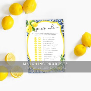 Guess How Many Sweets Printable Game - Positano Blue Tile Lemon ...