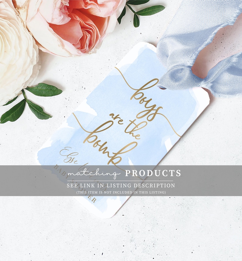 Baby Sprinkle Favor Tag Template Printable Sprinkled With - Etsy