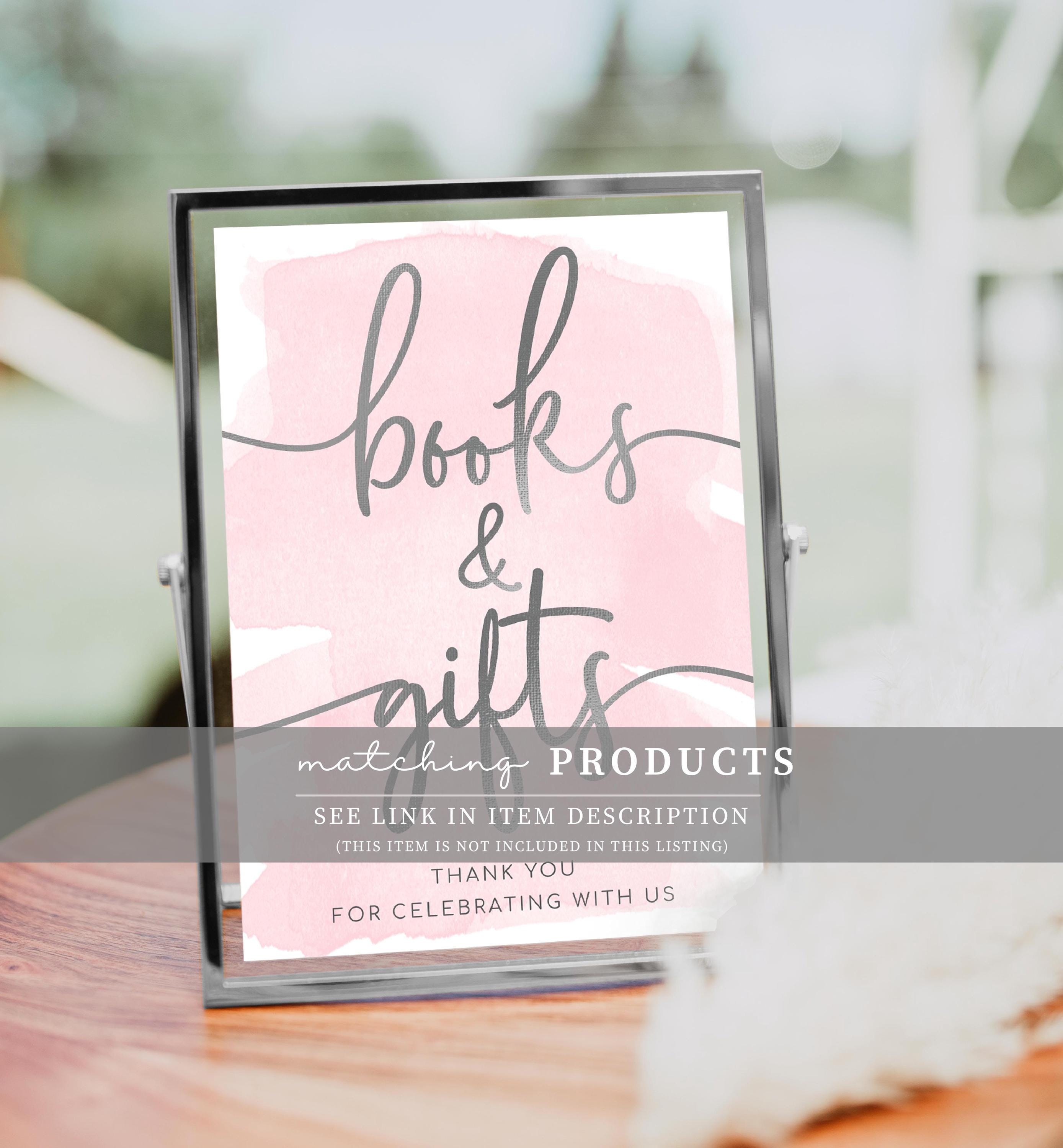 Prepared Sign Pink Pink Watercolor Welcome Sign Template, Faux Silver (digital Download ...