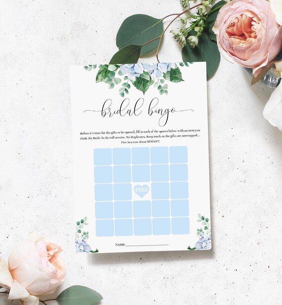 Bridal Bingo Game Printable Bridal Shower Present Bingo Game | Etsy