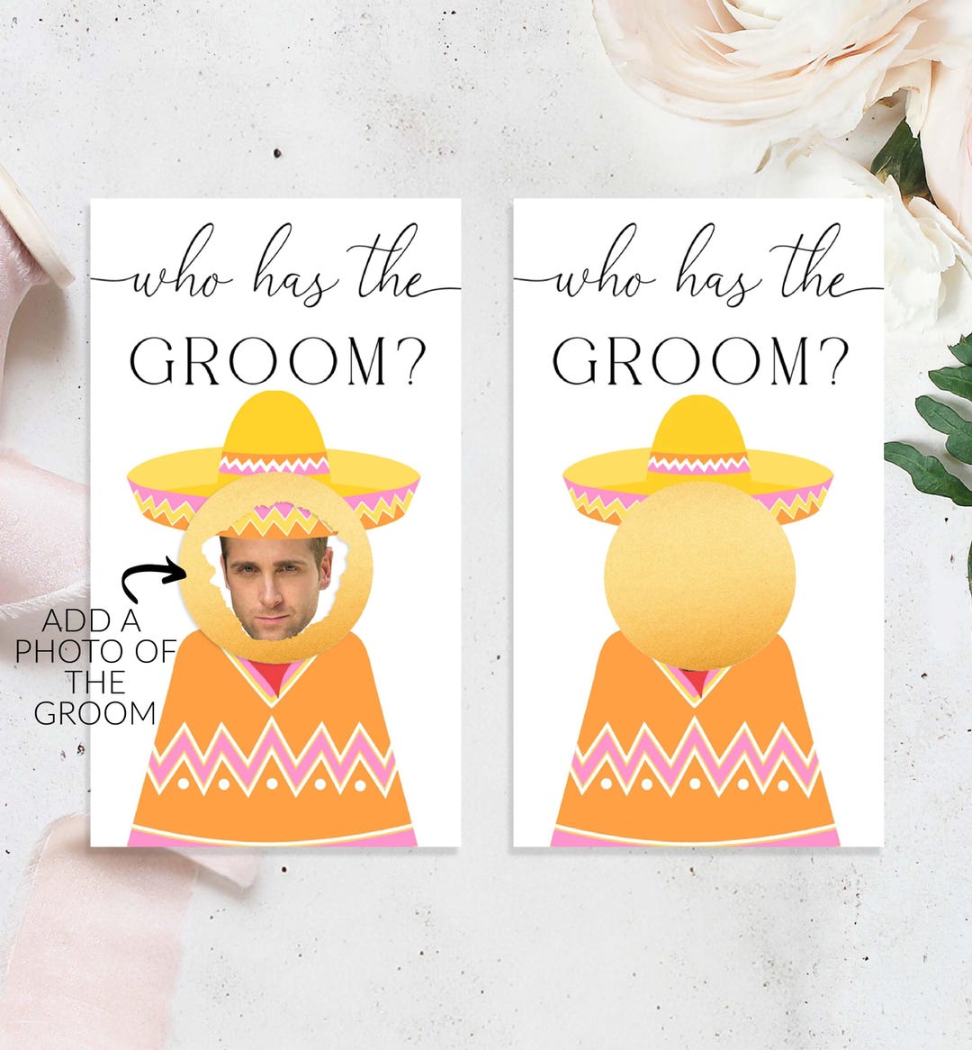 Printable Celebrity Who Has the Groom Mexican Fiesta Bridal Shower Game ...