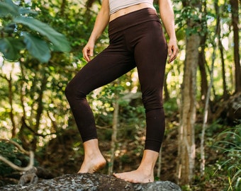 Eco bamboo leggings-Yoga leggings-Yoga pants-Boho leggings-Hippie pants-Boho pants-Festival leggings