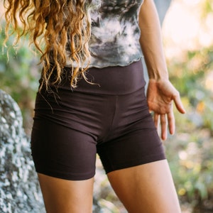 Organic bamboo yoga pants-Bike shorts-Organic clothing for women-Bamboo clothing for women-Yoga Clothing-Yoga pants image 1