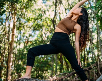 High Waisted Bamboo Leggings: Organic Yoga Pants, Ethically Made