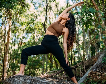 Eco Bamboo Yoga Pants-Jogger pants-Pants for Women-Bamboo Pants-Bamboo clothing-Bamboo leggings