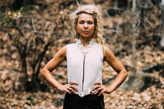 Boho Vest Women festival Vest boho Hippie Vest hippie Vest raw